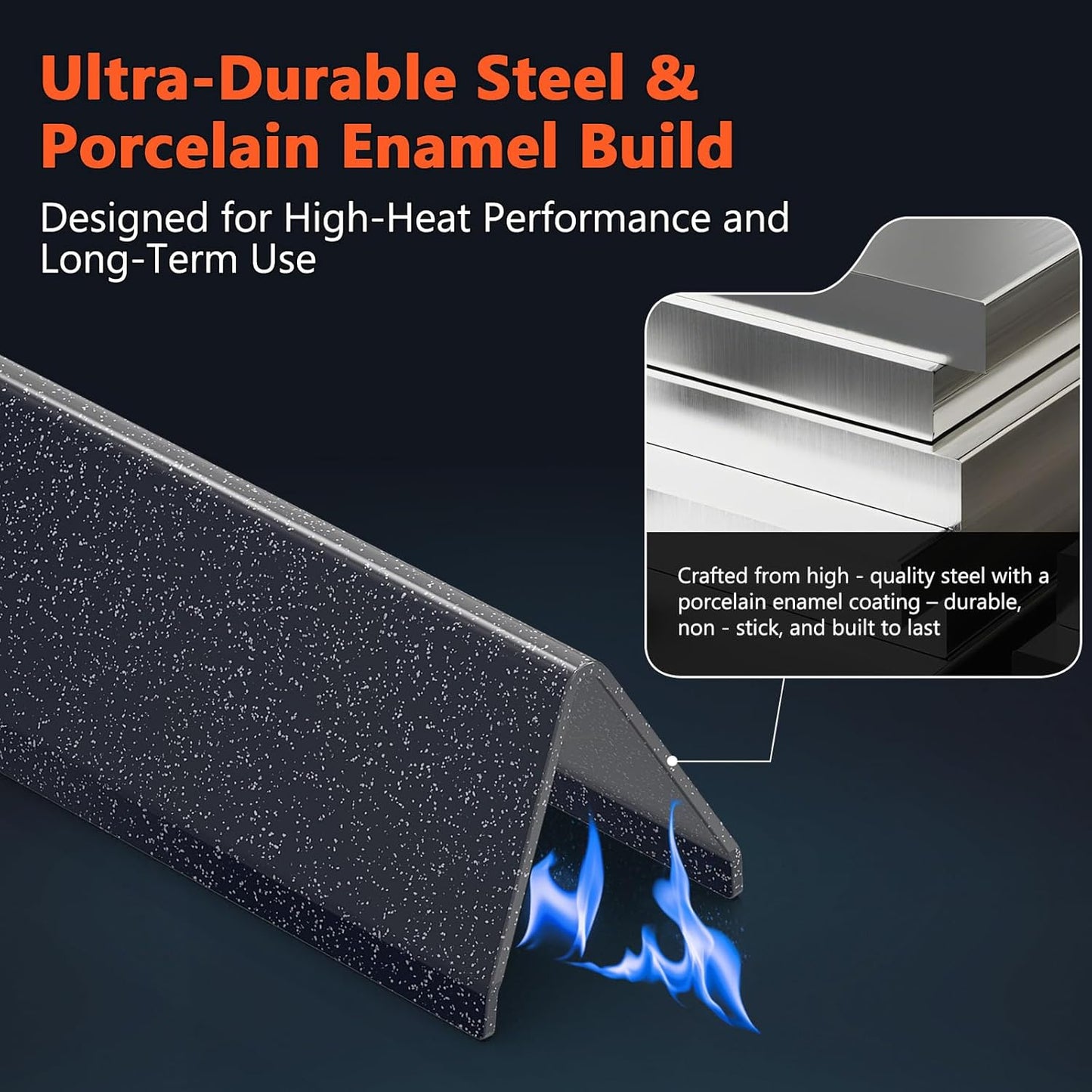 Aromaschienen für Weber, Porcelain Steel for Spirit 300 / Spirit II 300