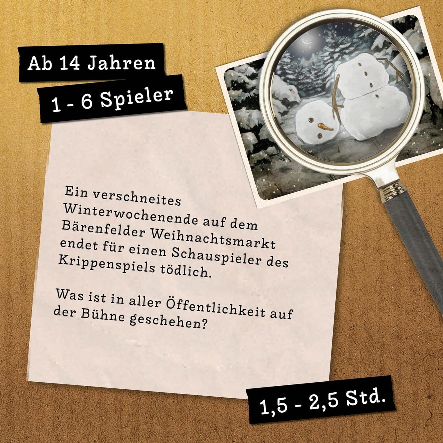 Krimispiel Eiskaltes Verbrechen