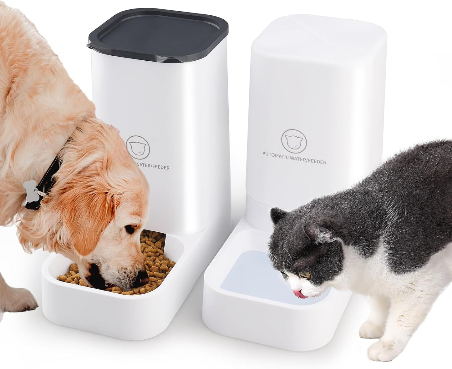 Futter- und Wasserspender Set