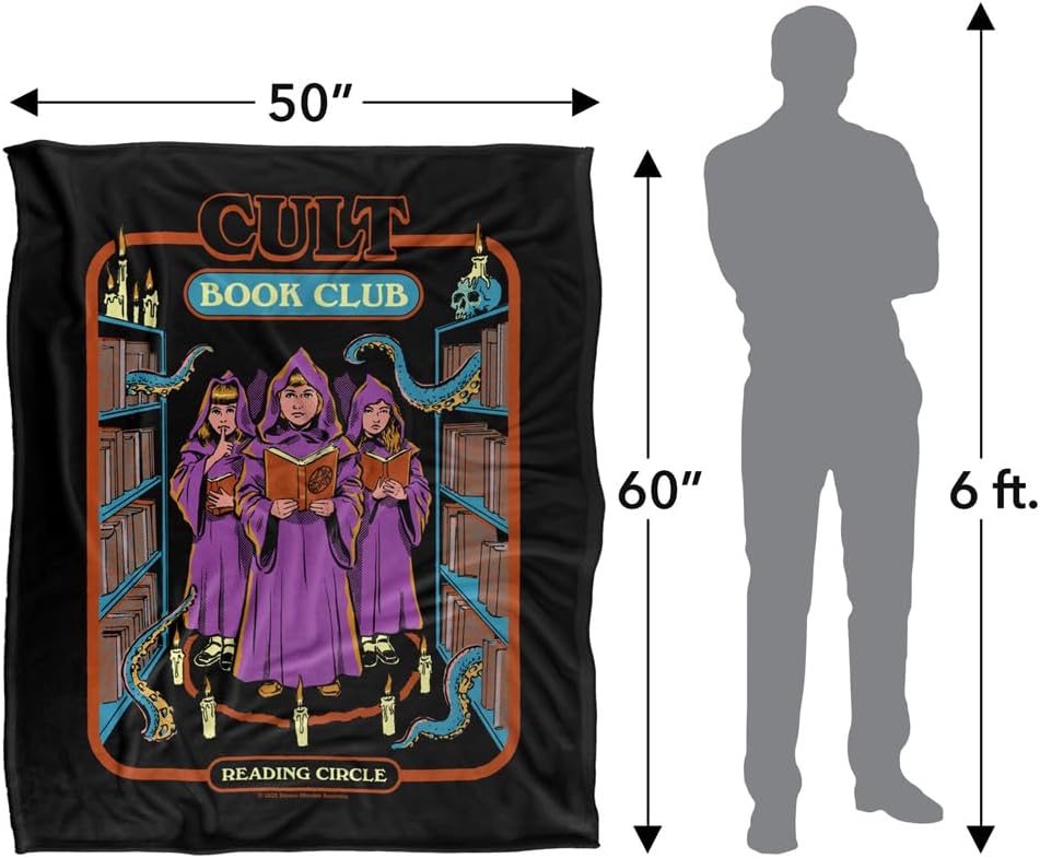 Kuscheldecke Cult Book Club, 50x60