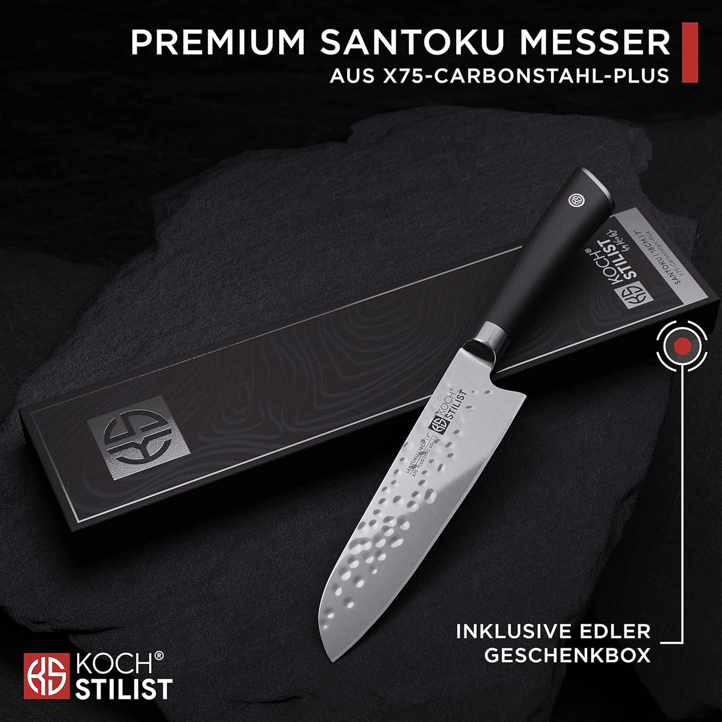 Santoku Messer, Santoku 18cm