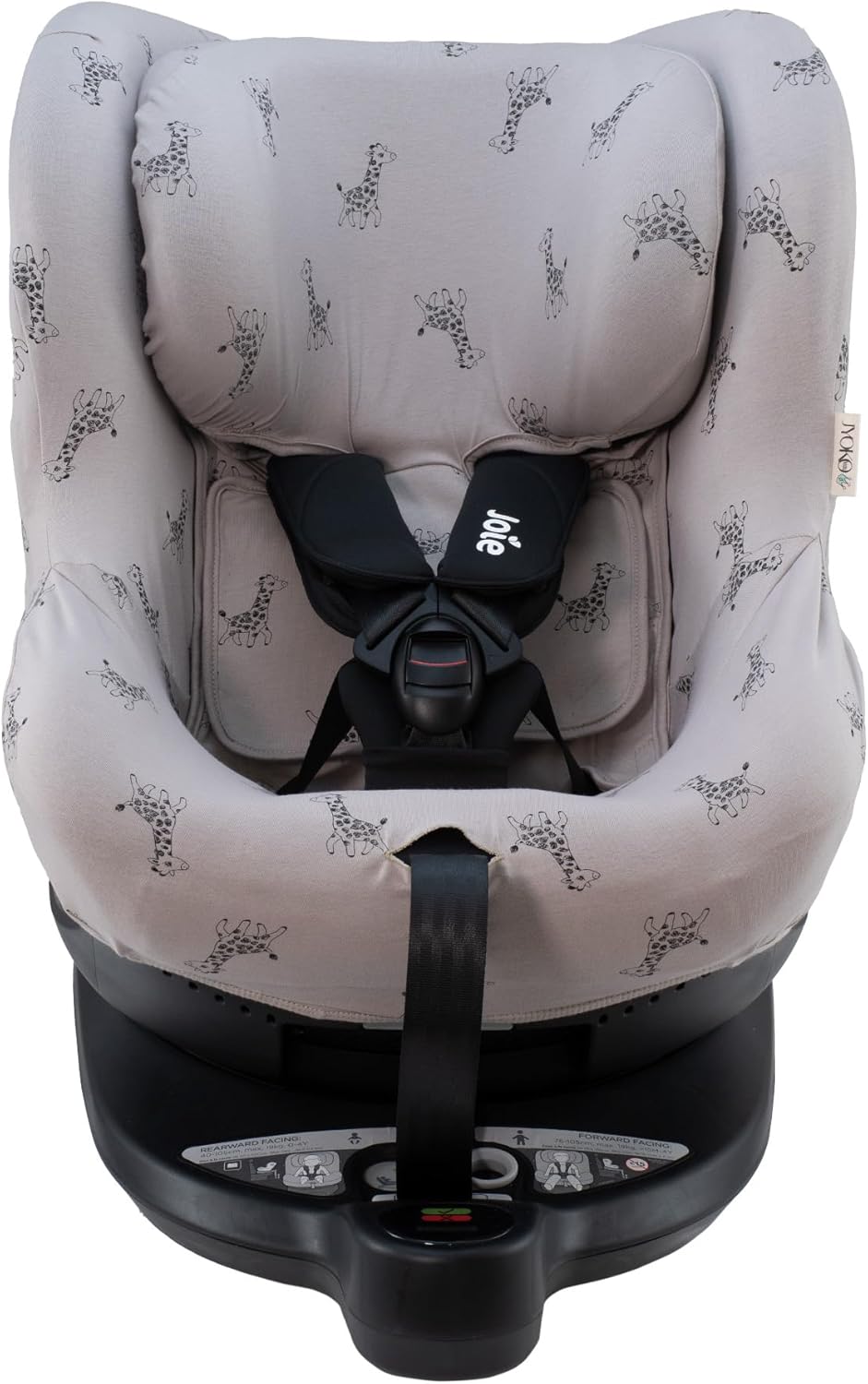 Kindersitzbezug für Joie Spin 360 und Nuna Rebl, Giraffe Bezug für Joie I-Spin 360 y Joie I-Safe