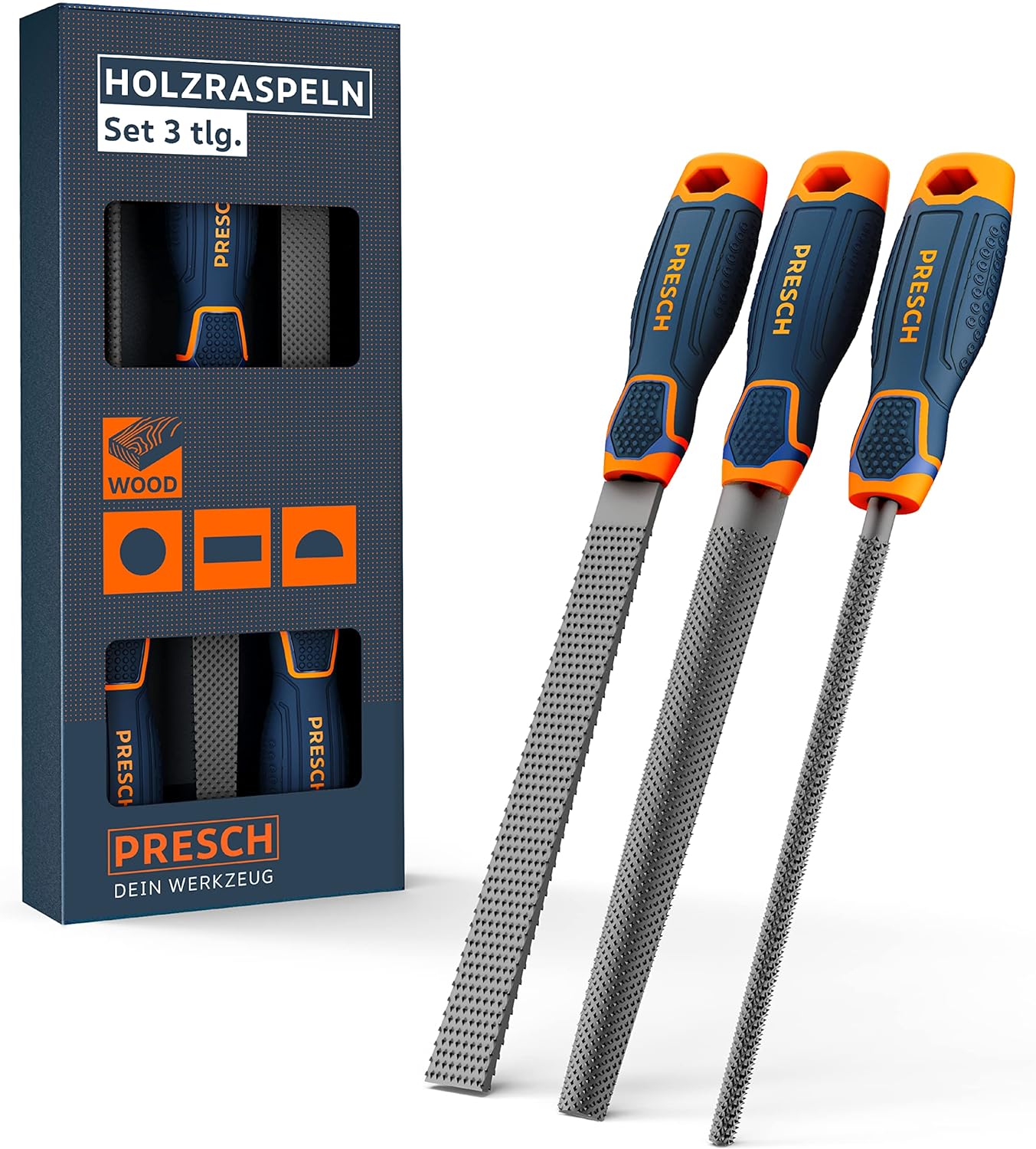 ‎10161 Holzraspel Set, Holzraspel Set 3tlg.