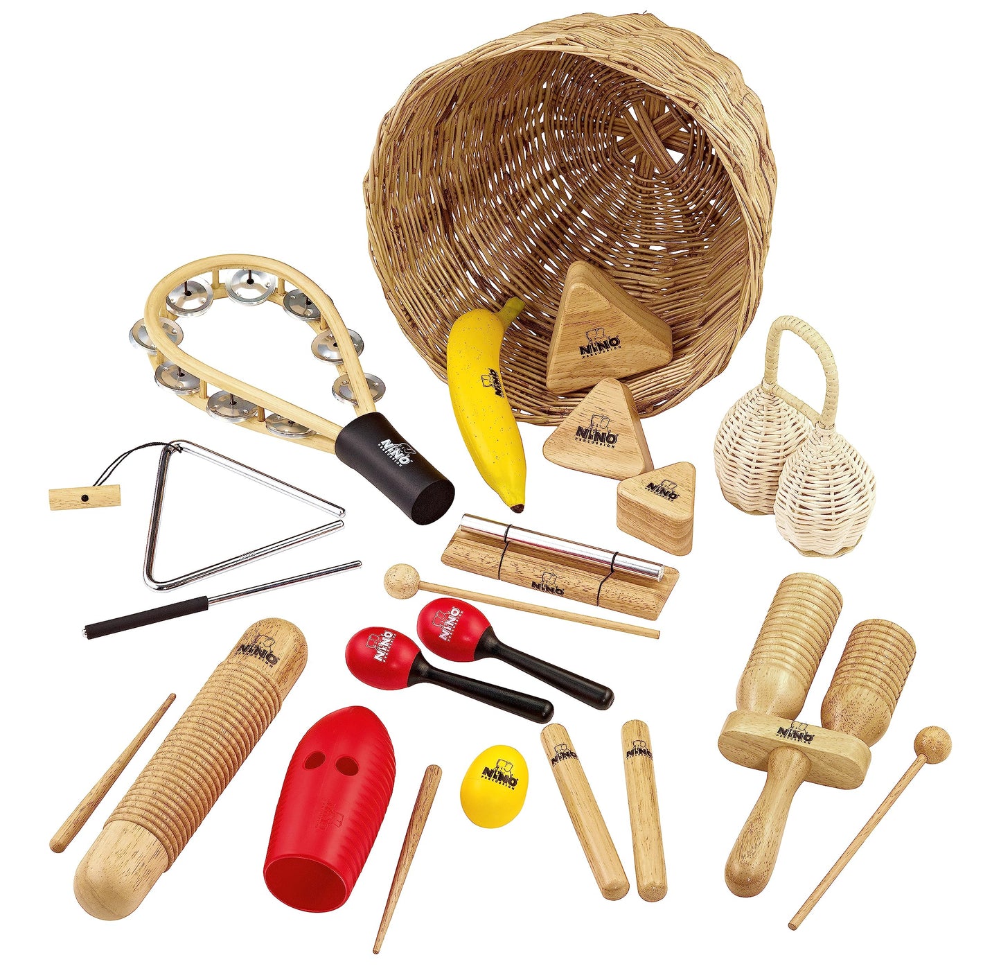 15-teiliges Percussion-Set, 15-teilig