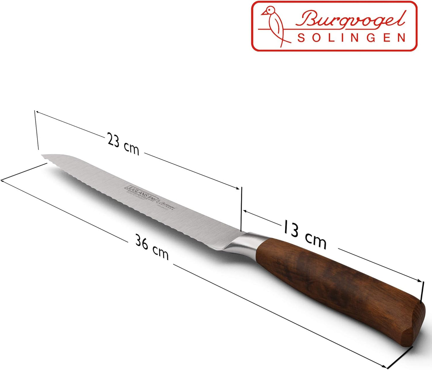 Juglans Brotmesser, 23 cm Brotmesser