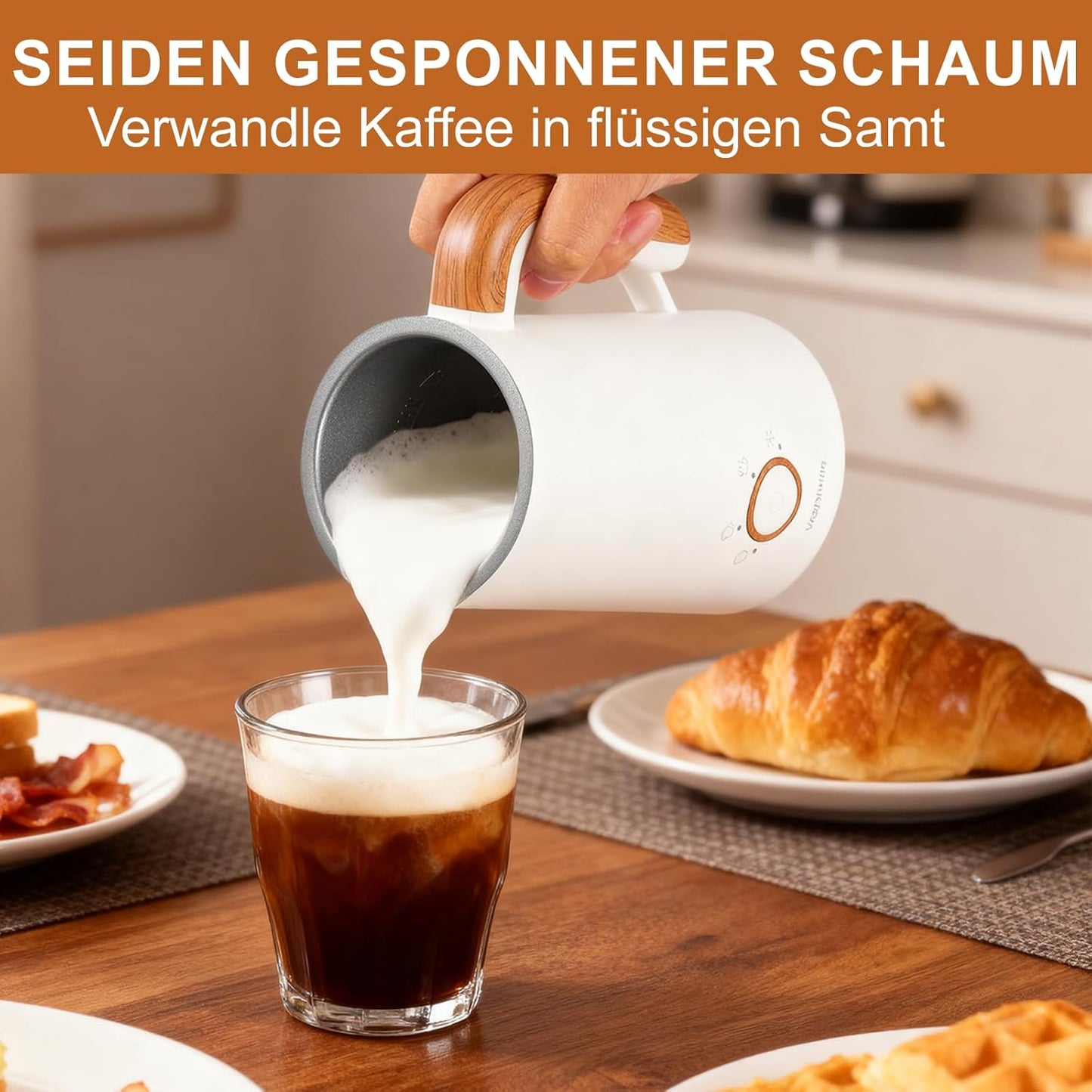 Elektrischer Milchaufschäumer 4-in-1 Set