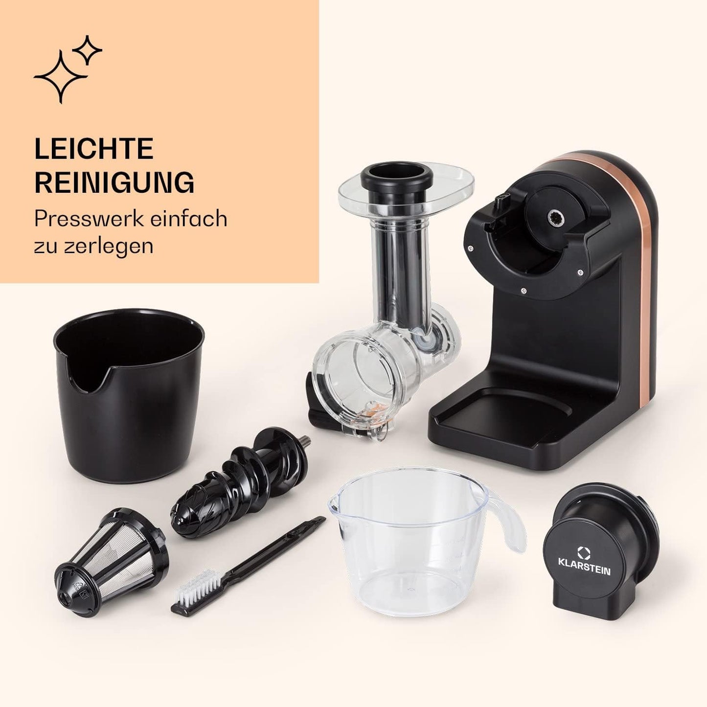 Saftpresse, Schwarz