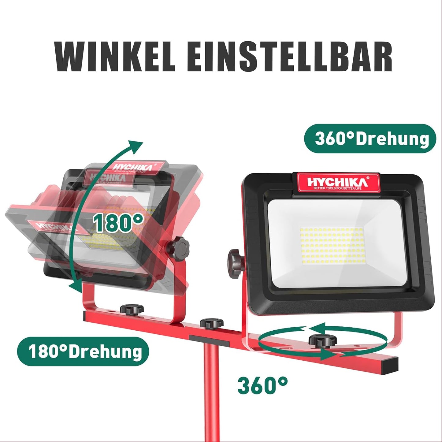 LED Baustrahler mit Stativ