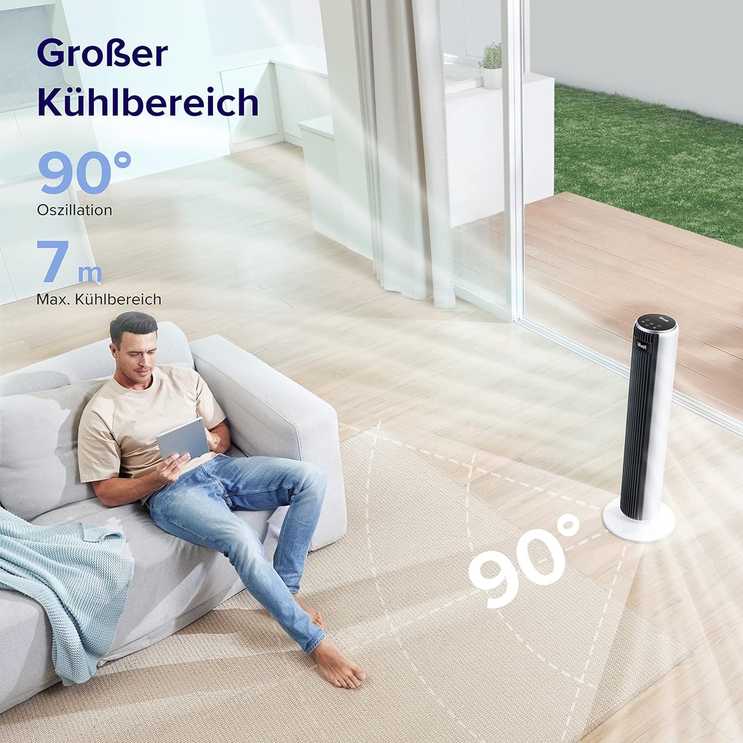 LTF-F361-WEU Turmventilator