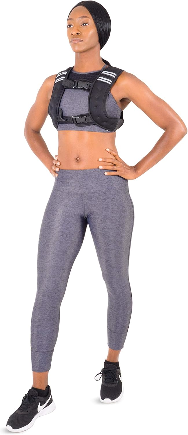 Trainingsweste für Gewichtheben & Fitness, Schwarz 4,5 kg