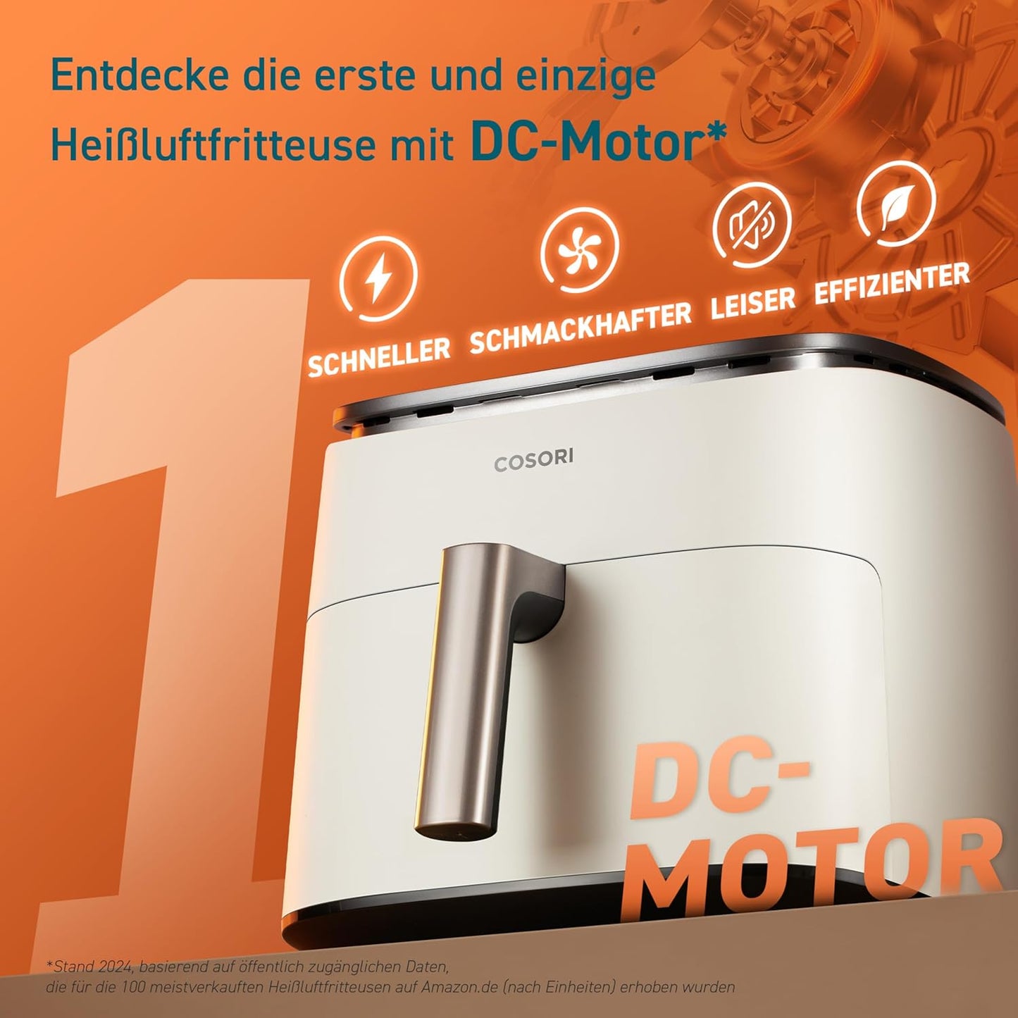 Turboblaze Heissluftfritteuse, TurboBlaze Weiss