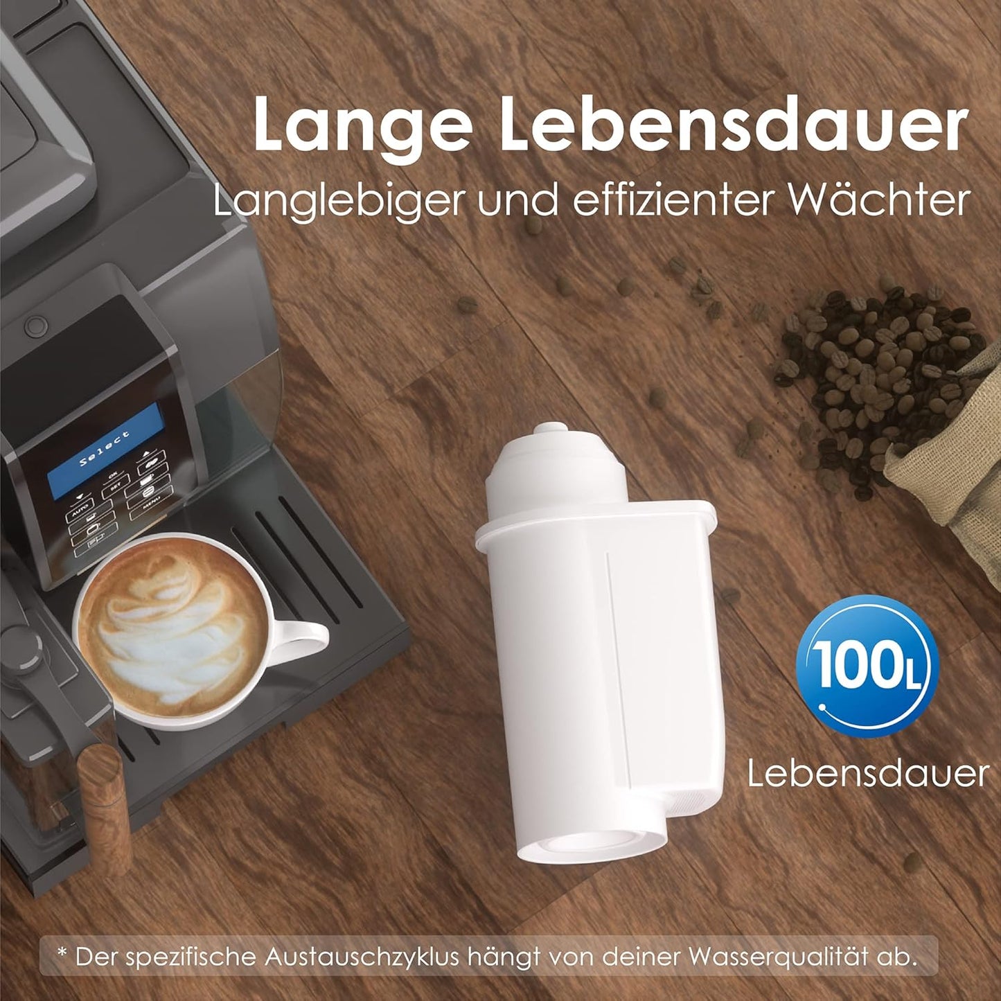 9er-Pack Ersatzwasserfilter für Siemens EQ Series