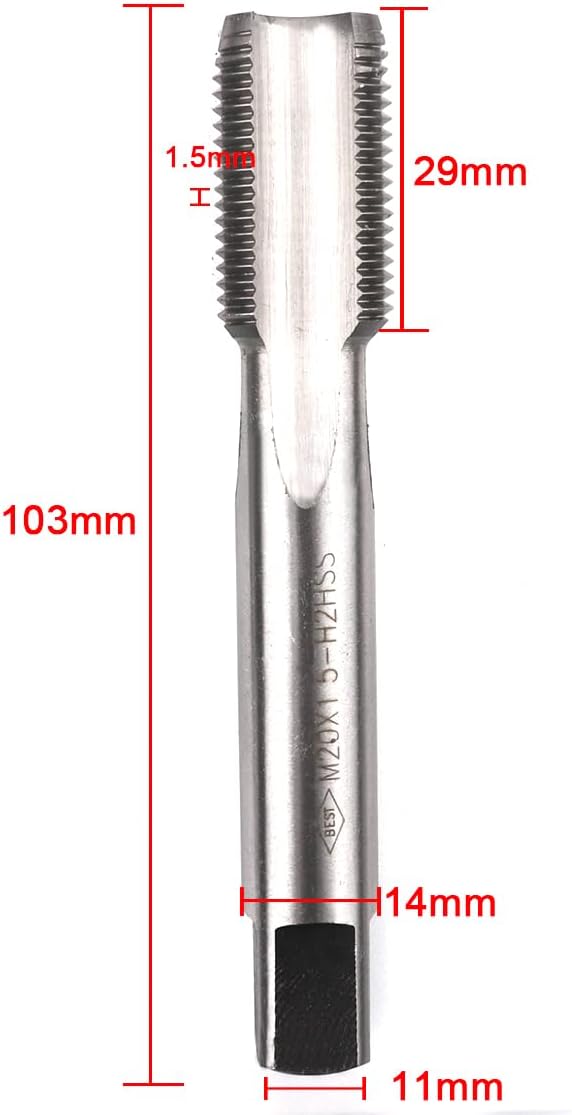 HSS Metric, M20x1,5 ; Silber