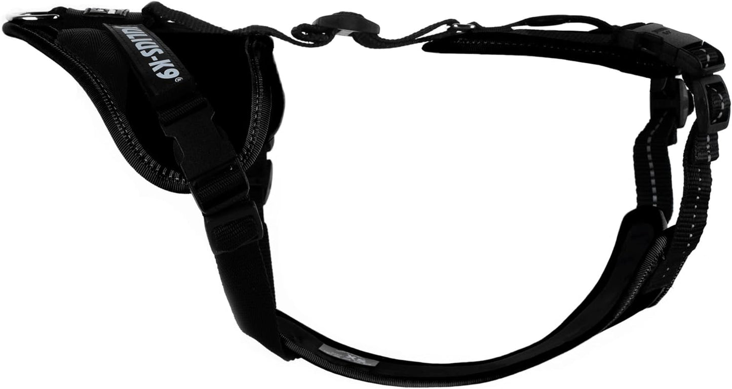 Mantrailing & Outdoor Hundegeschirr, XS Schwarz