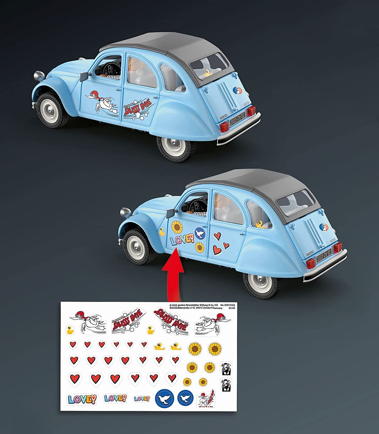 70640 Citroën 2CV, Konstruktionsspielzeug