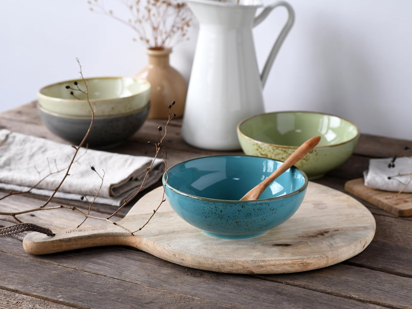 4-teiliges Mehrzweckschalen-Set Nature Collection, Mehrzweckschale 4-tlg Blau