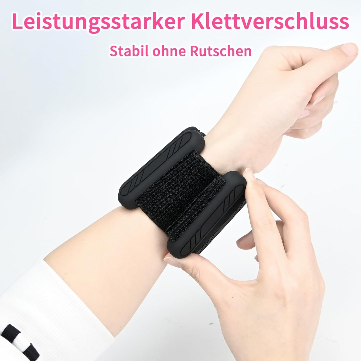 Verstellbare Gewichtsmanschetten, schwarz 2kg （2*1 kg)
