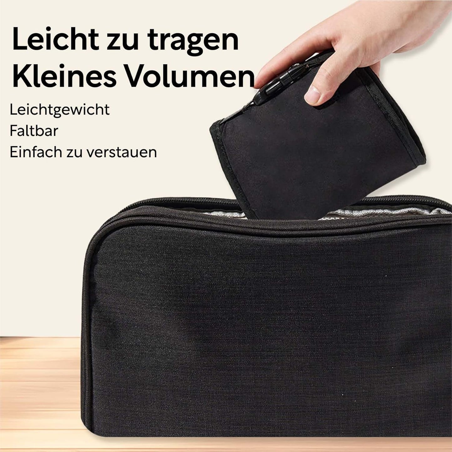 Ergonomische Hüfttrage mit Hüftsitz, Schwarz-Pro