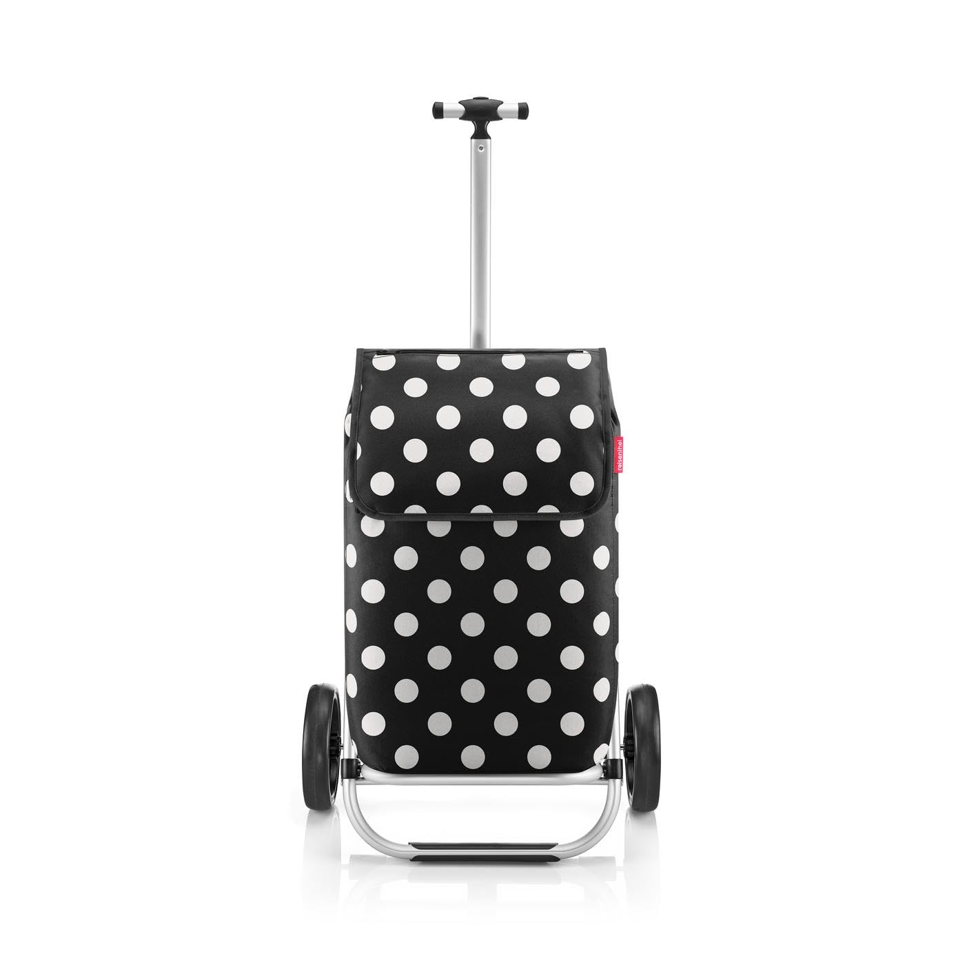 Shopping Trolley für Wocheneinkauf, leicht & geräumig, Einheitsgrösse Dots White