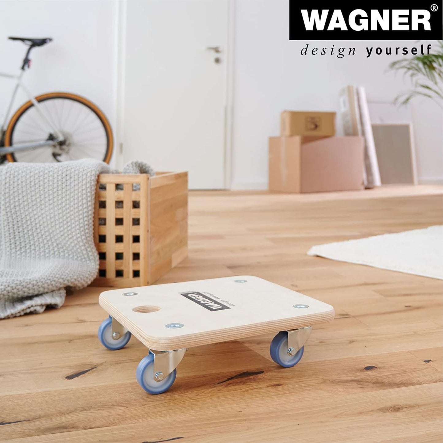 Transportroller, (L) 29 x (B) 29 x (H) 8,5 cm ultrasofte Rollen