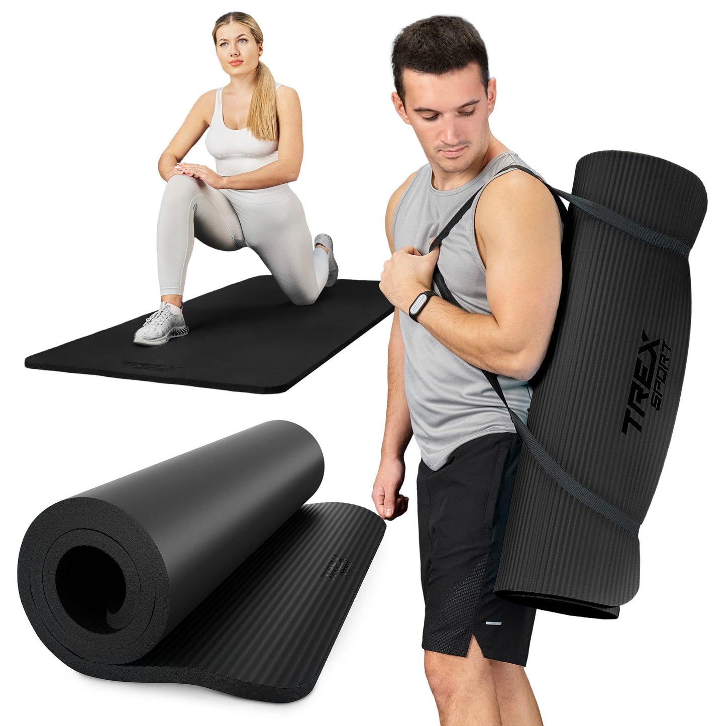 Gymnastikmatte, Schwarz