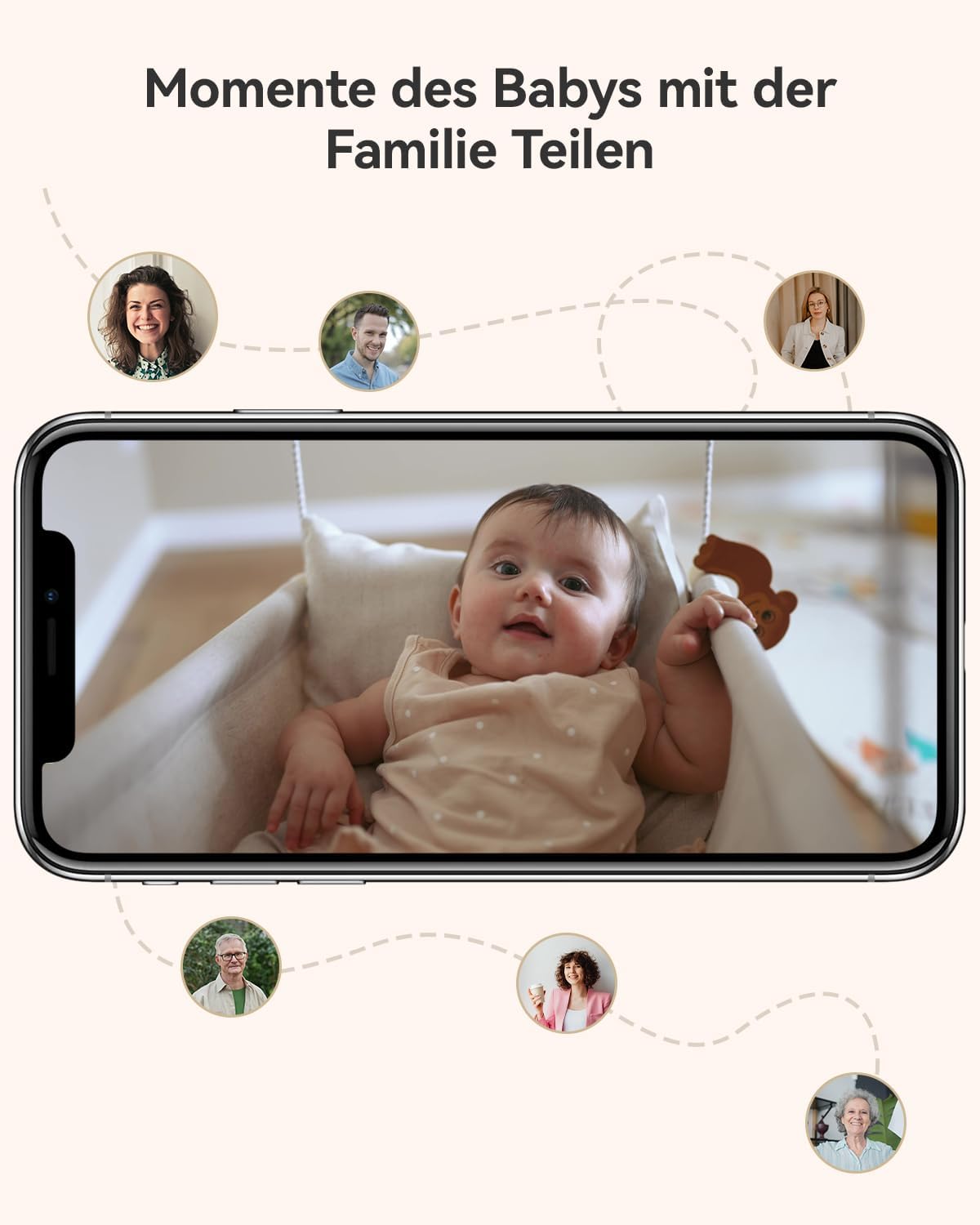 Überwachungskamera mit AI-Erkennung und Nachtsicht, 3k 5mp 1pack