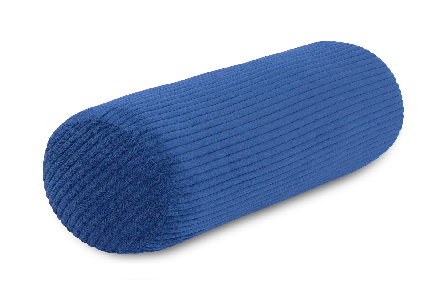 Nackenrolle in Cord Optik, Cord Blau 15 x 70 cm