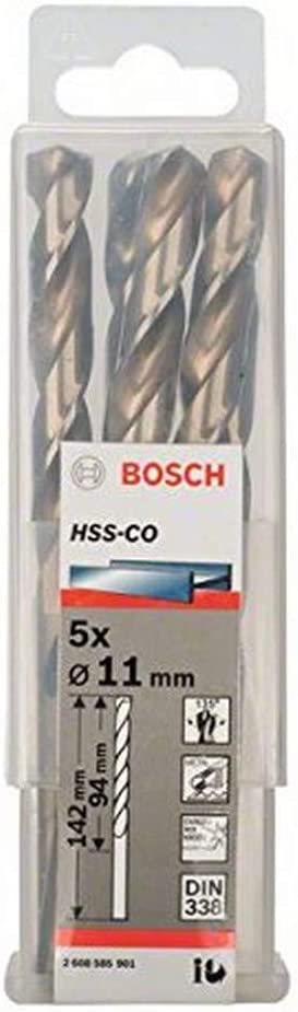 Metall-Spiralbohrer HSS-Co, Ø 11,0mm, Ø 11.00 mm