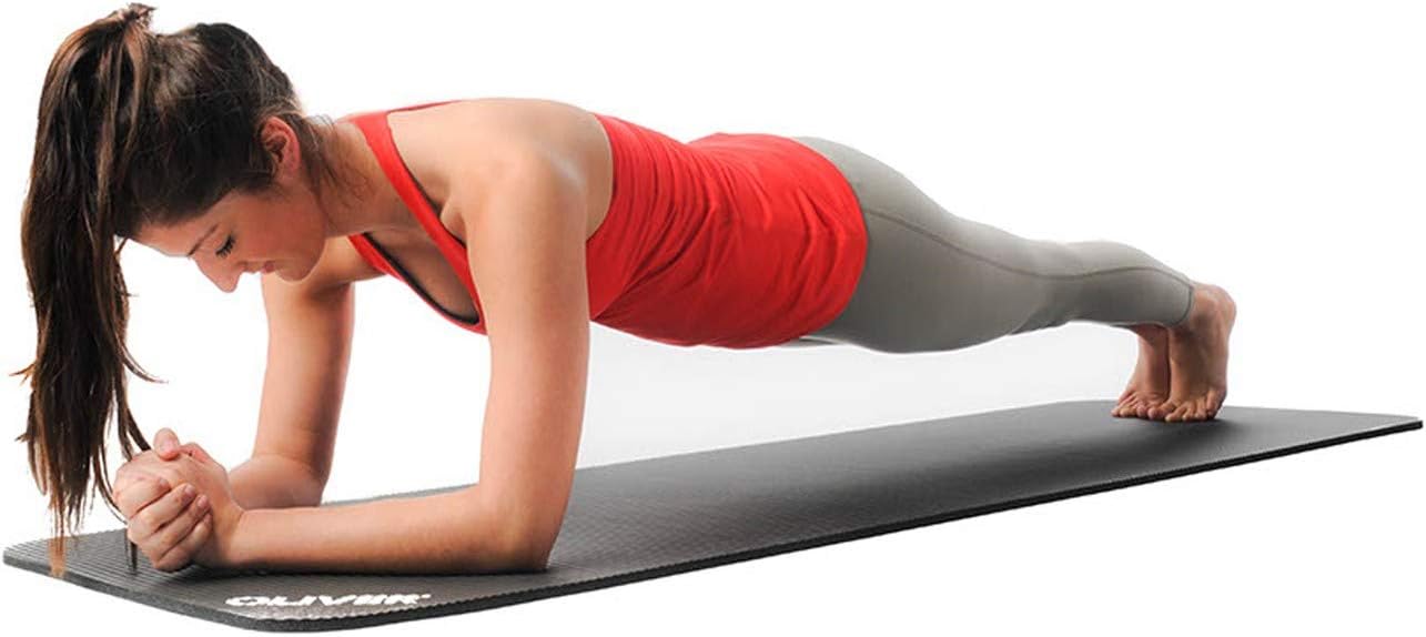 Gymnastik- und Yogamatte, 180 x 60 x 1 cm / Rot