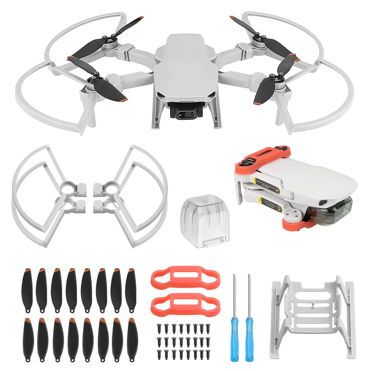 Drohnen Zubehör Set für DJI Mini 4K/2 SE, 24-teilig, Mini 4K/Mini 2 SE/Mini 2/Mini SE