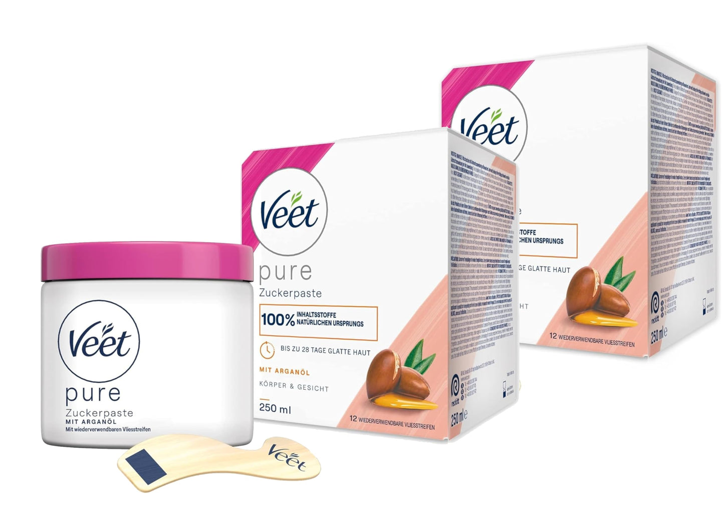 Zuckerpaste mit Arganöl, 2 x 250 ml