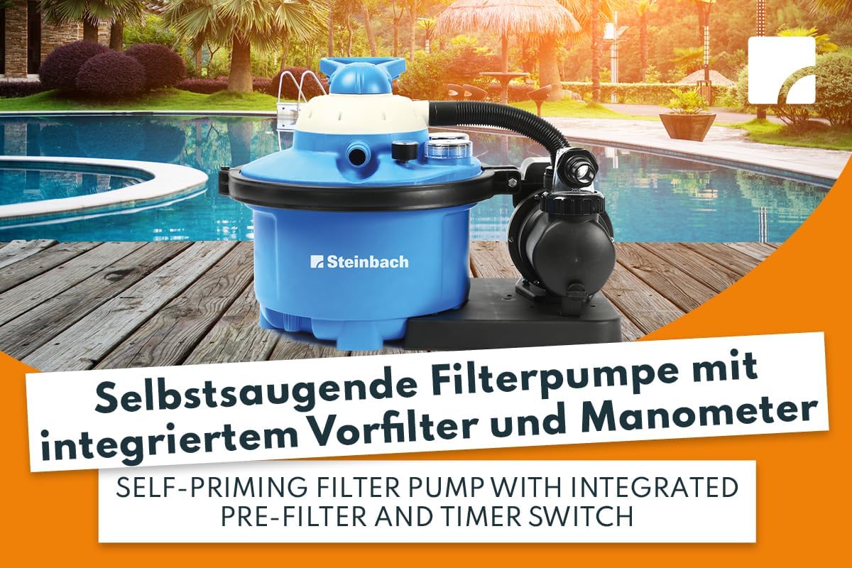 Filteranlage Comfort 50, Blau, bis 33.000 l Wasserinhalt, Sand oder Filter Balls