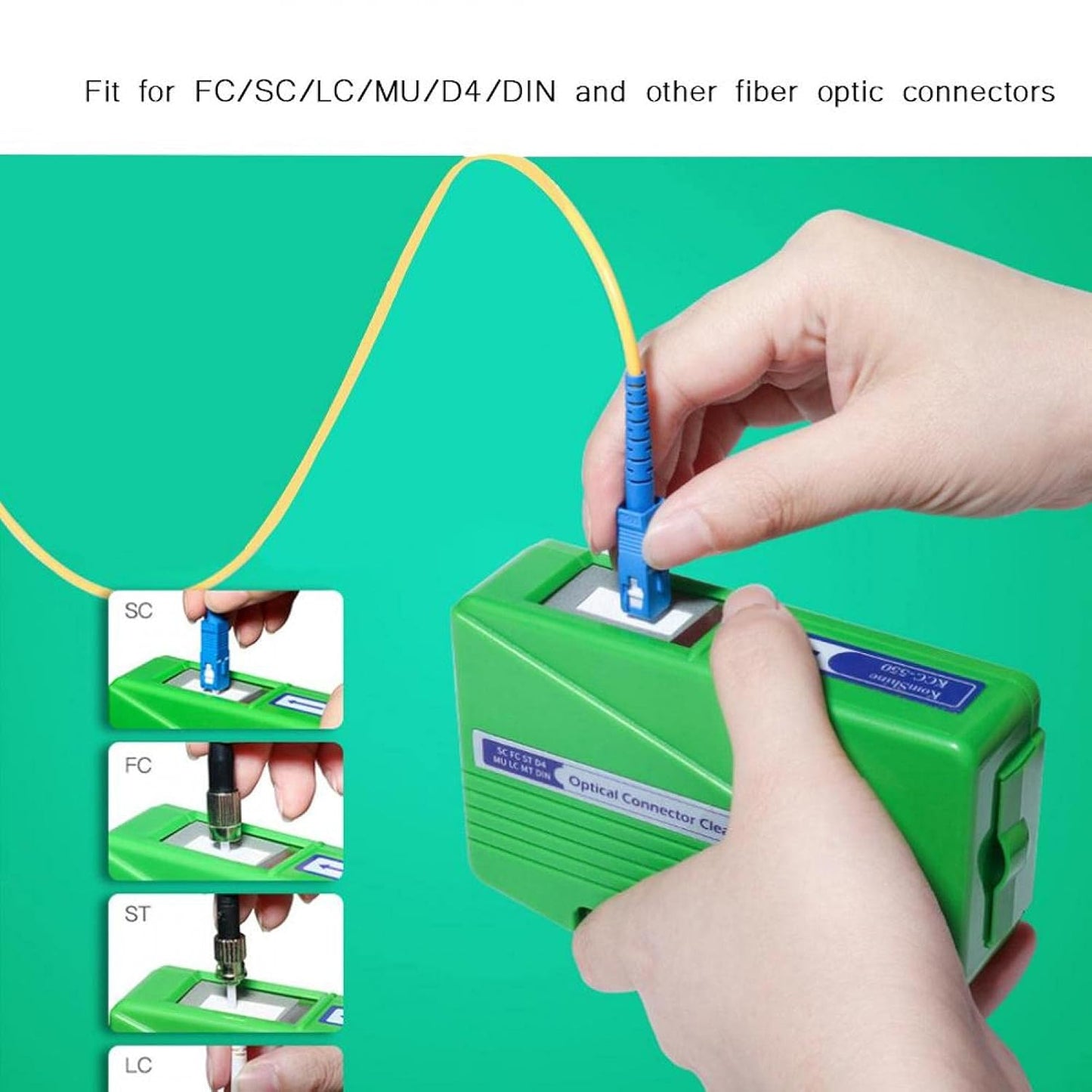 KCC-550 Kassettentyp-Reiniger für Glasfaserstecker