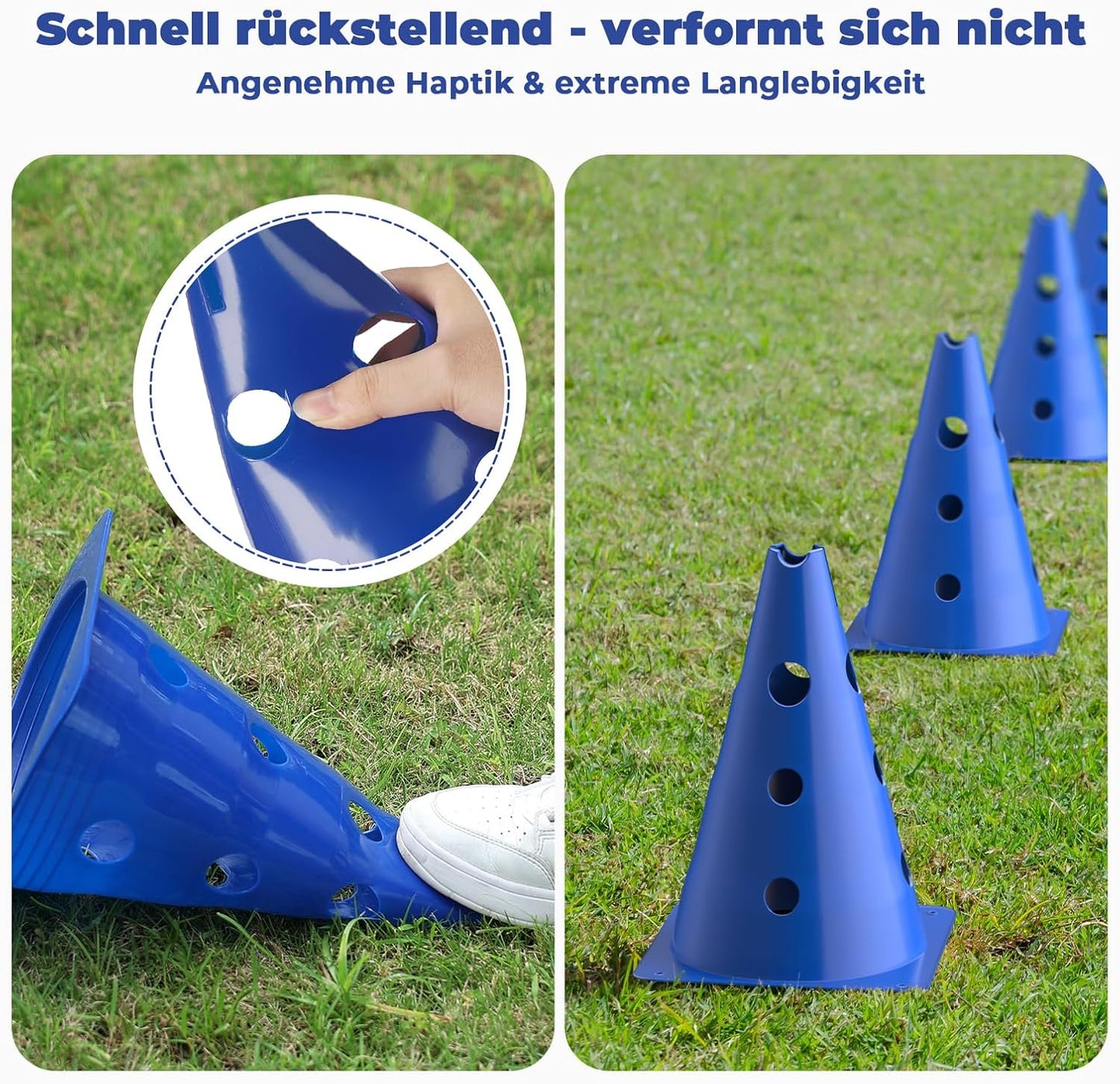 Agility Hürdenset, höhenverstellbar, 30 Stück