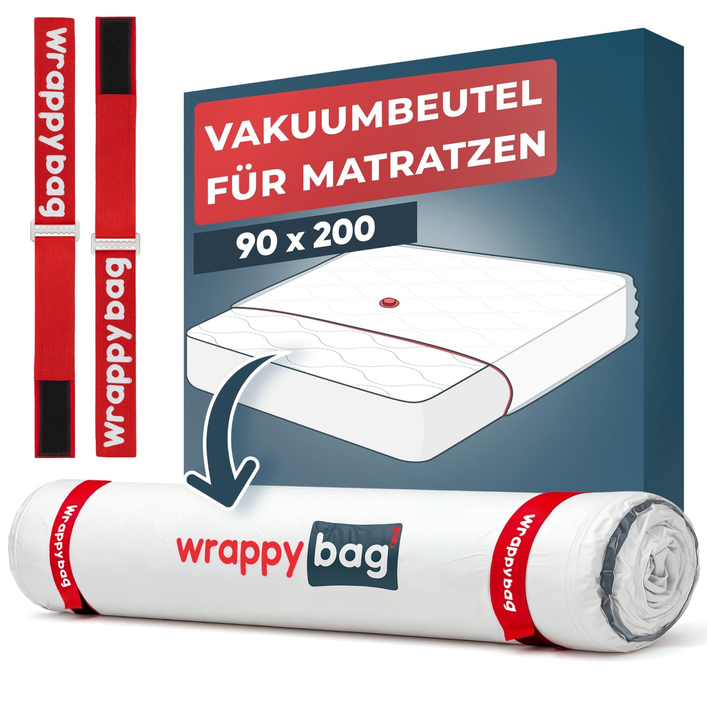 Vakuumbeutel für Matratzen, 90 x 200