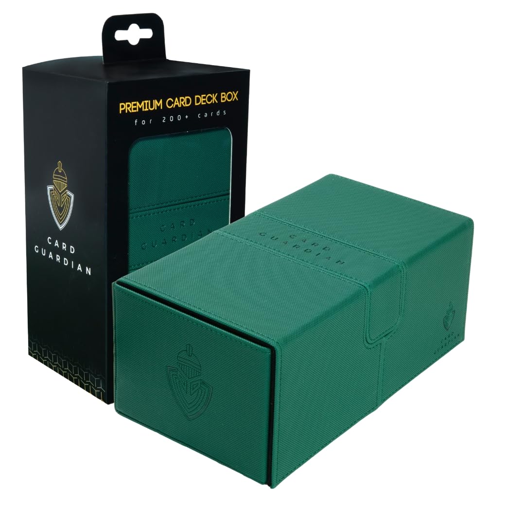 Premium Deck Sammelkarten Box für 200 Karten, Grün