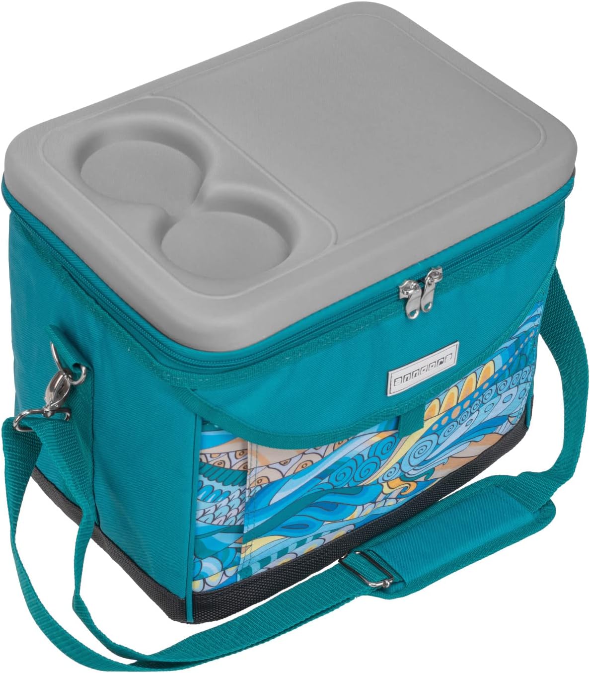Kühltasche 22 L Picknick-Kühlbox, OCEAN türkis