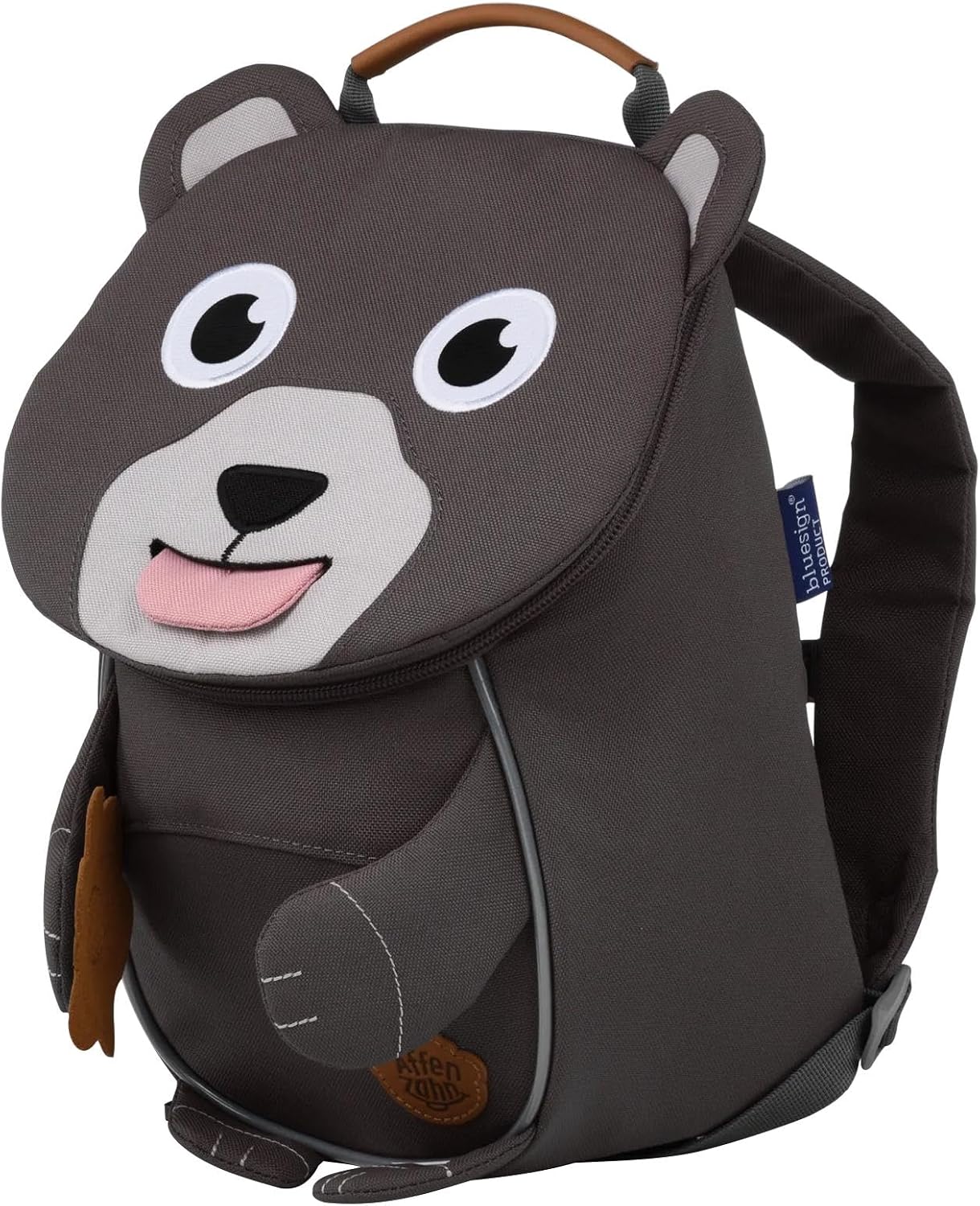 Kindergartenrucksack Kleiner Freund, Einheitsgrösse Pure Bär - Grau