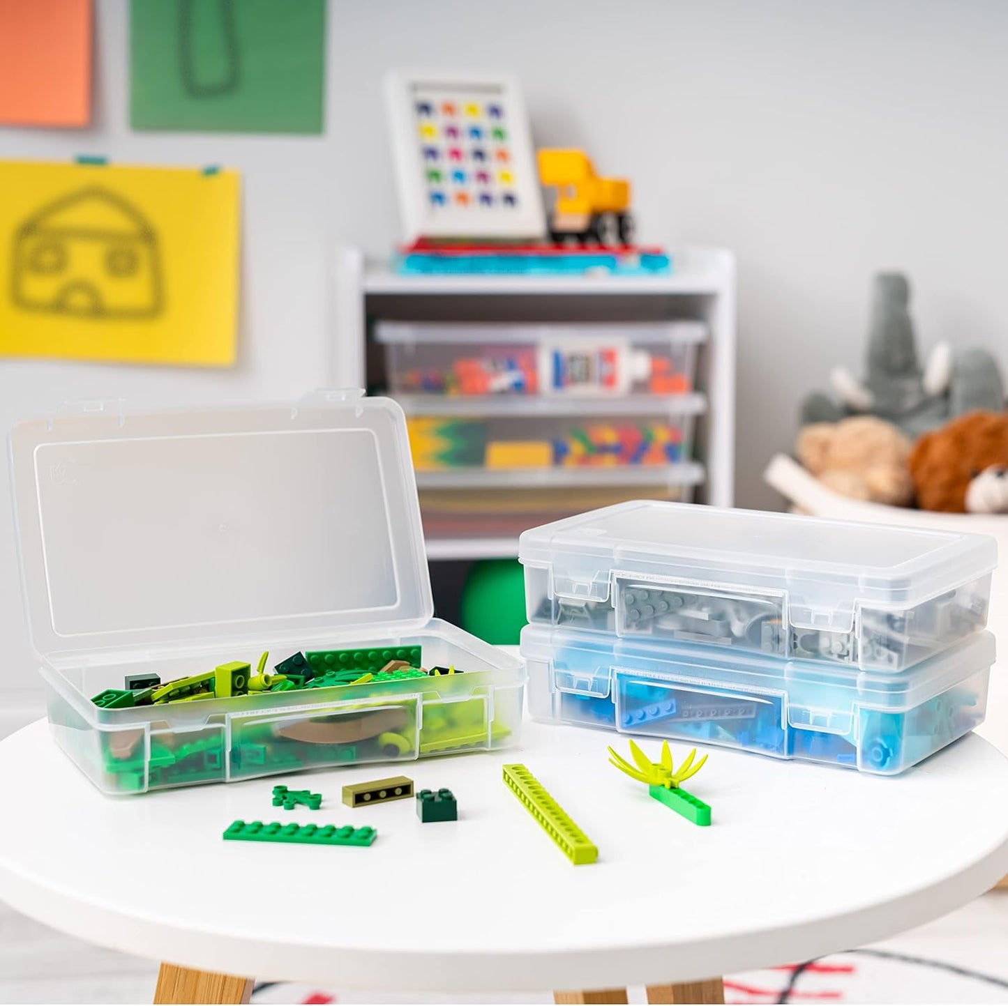 Stapelbare Aufbewahrungsboxen-Set (10x 1.4L), Aufbewahrung Stift x10