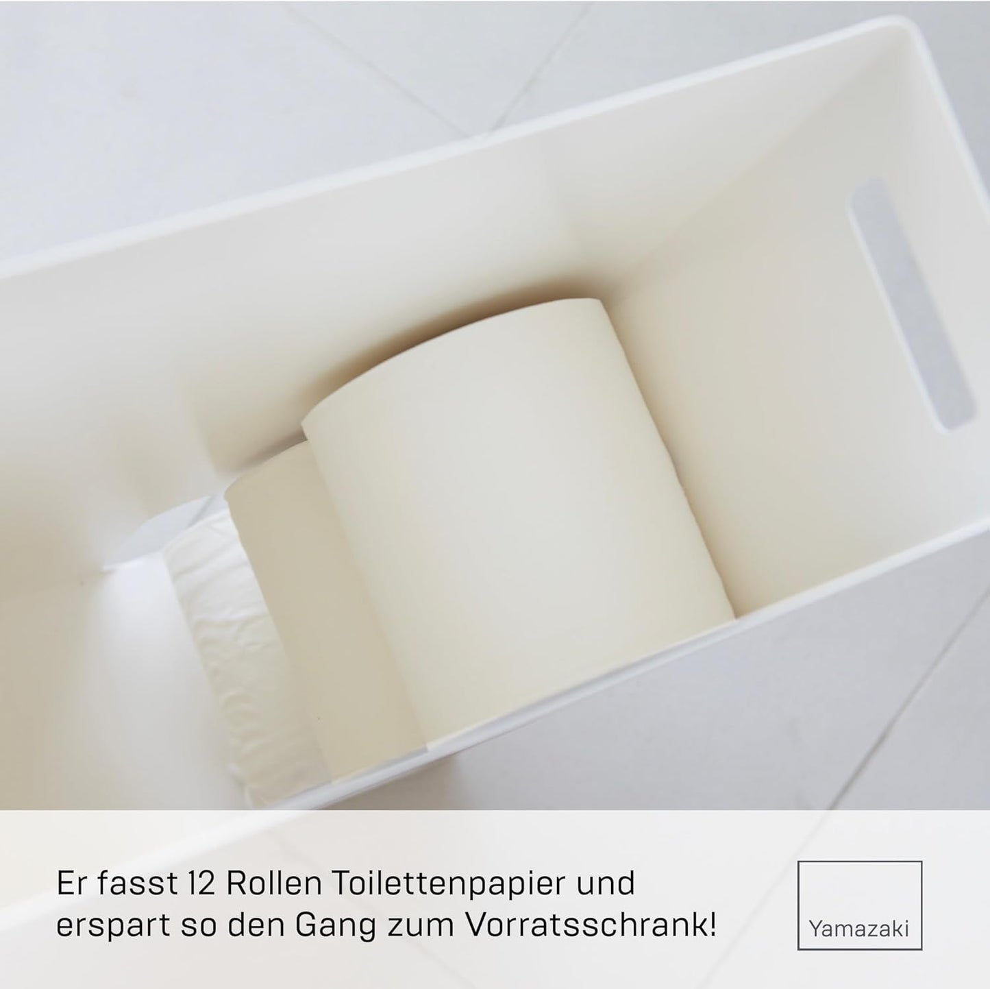 Toilettenpapierhalter PLATE, Weiss