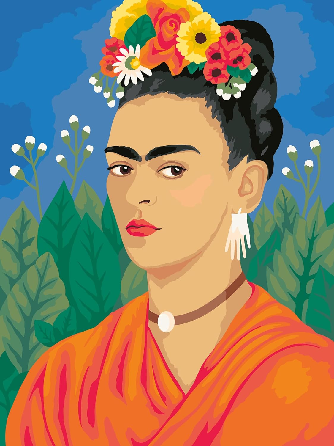 CreArt - Malen nach Zahlen 25525 - Frida Kahlo - ab 14 Jahren - Malen auf Lein