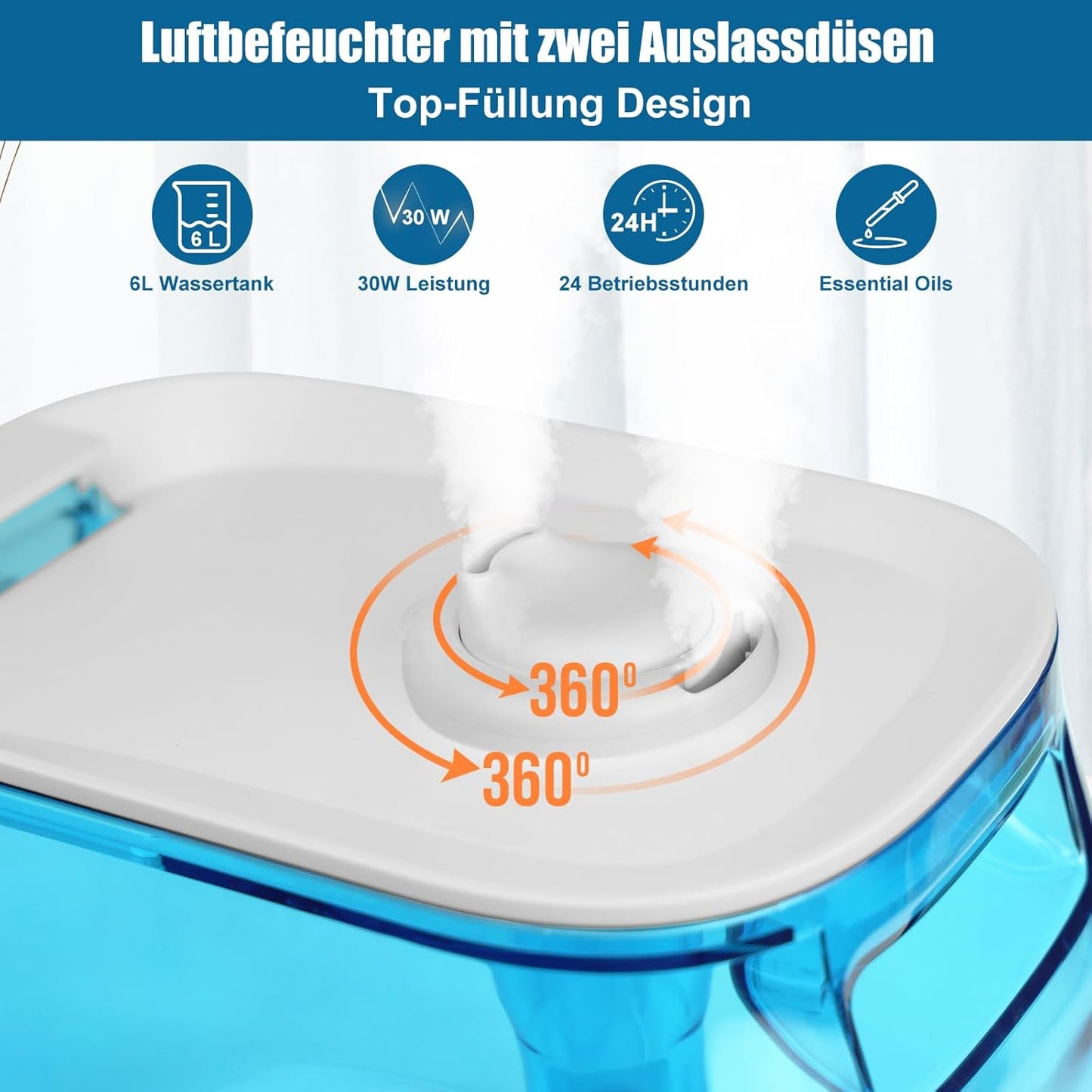 2025 Luftbefeuchter, 6L