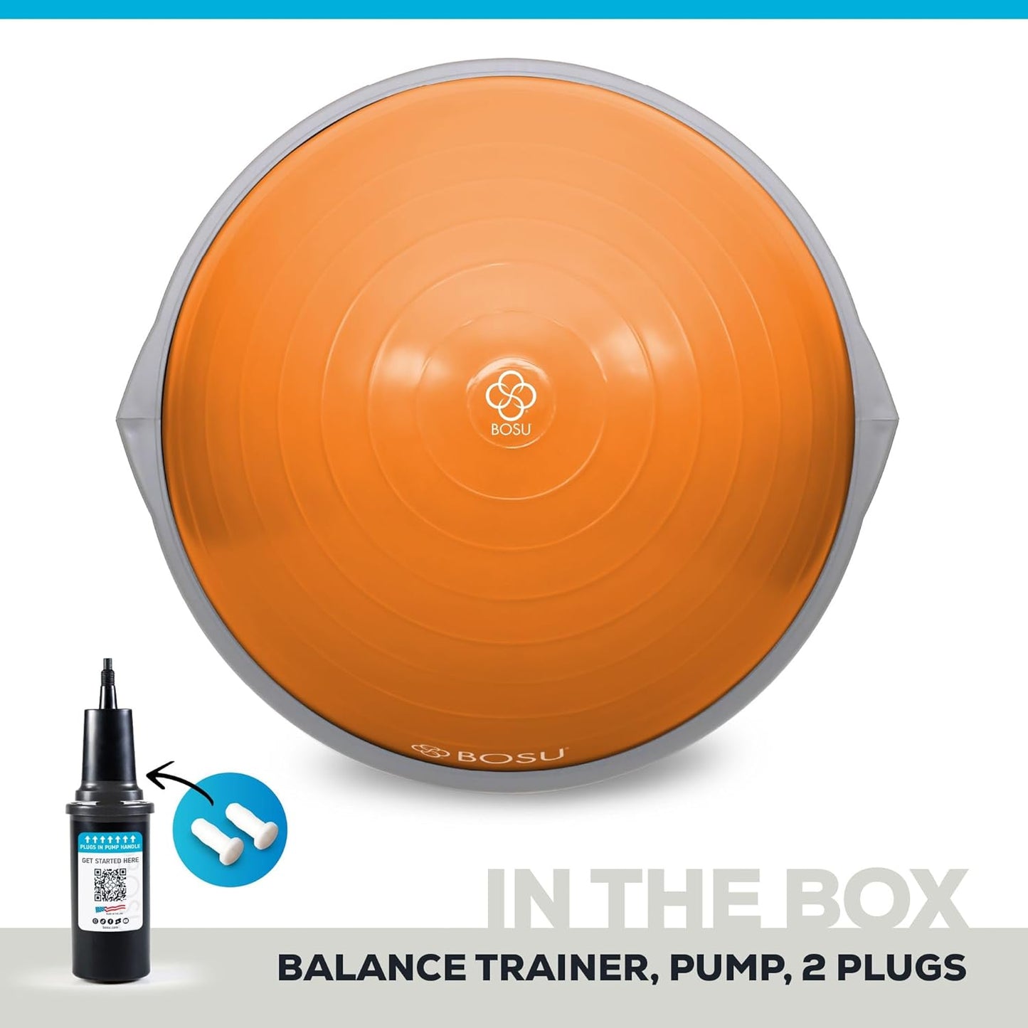 Original Balance Trainer (66 cm Durchmesser), Orange/Grau