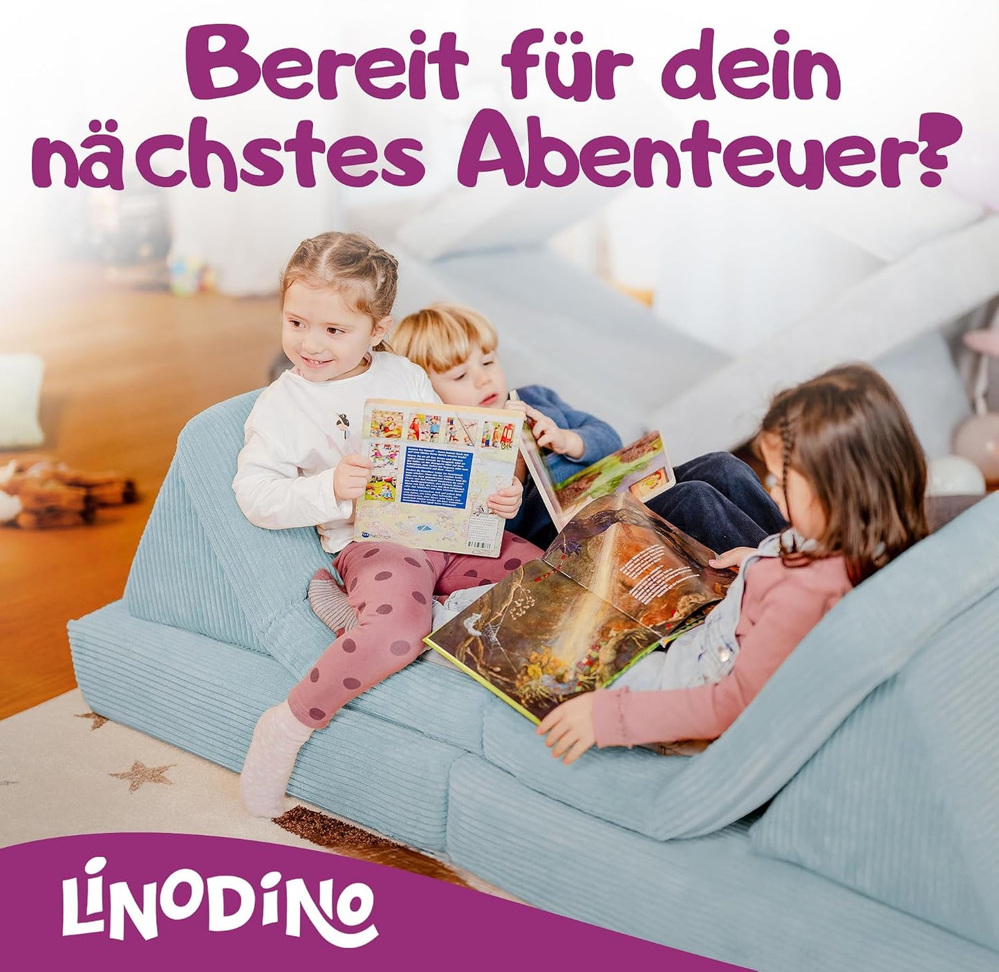 Spielsofa für Kinder, Einhornblau
