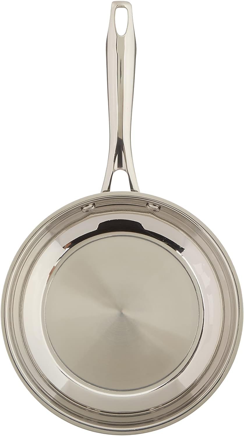 Professionelle Edelstahl-Pfanne 20,3 cm, Edelstahl 8-Inch