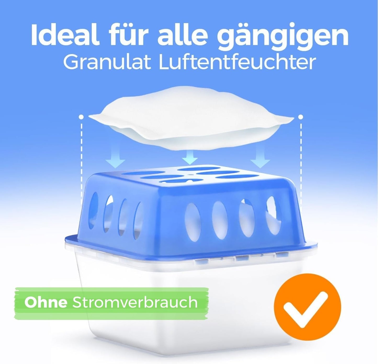 Luftentfeuchter Nachfüllpack-Set, 24x Nachfüllpacks