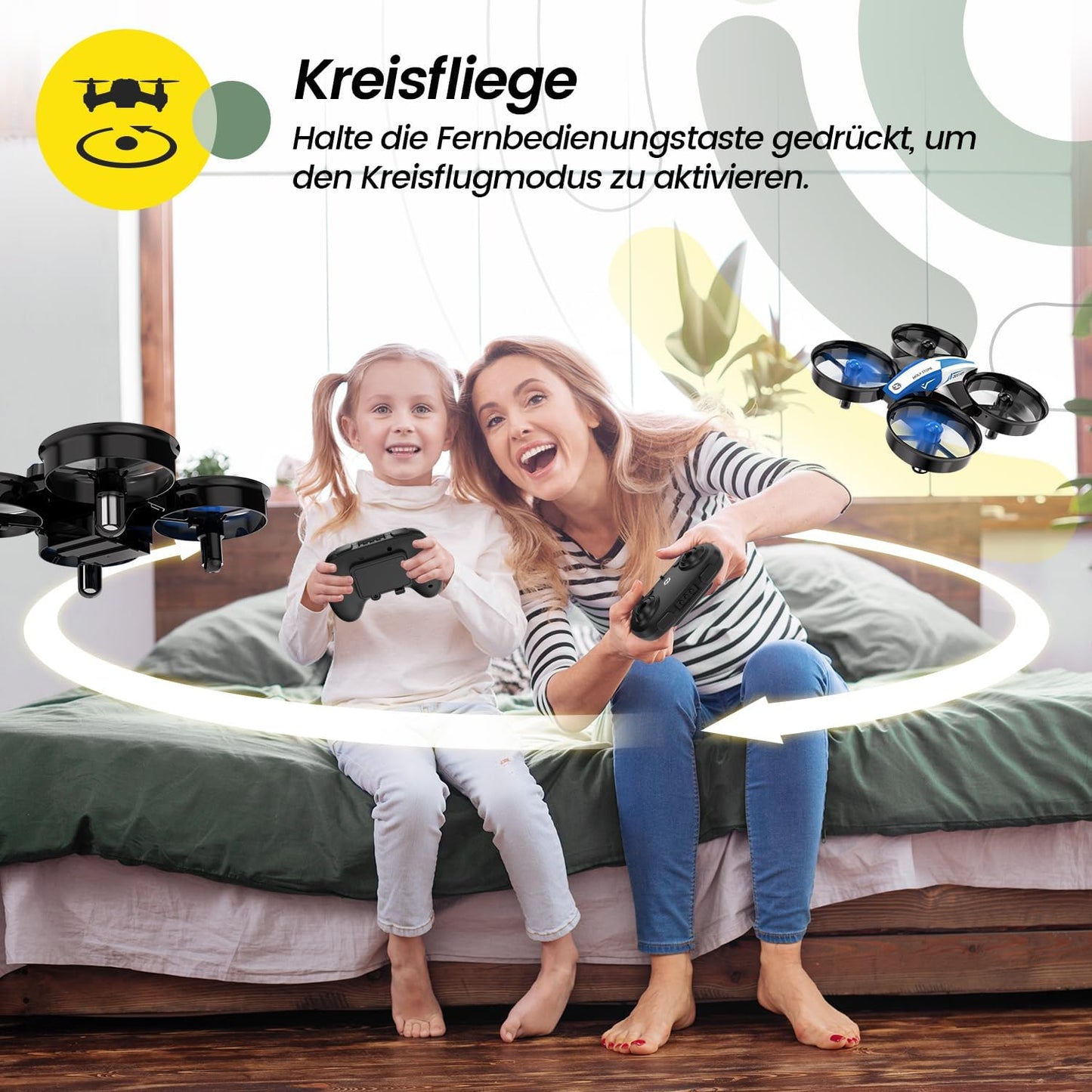 Mini-Drohne für Kinder, BLAU