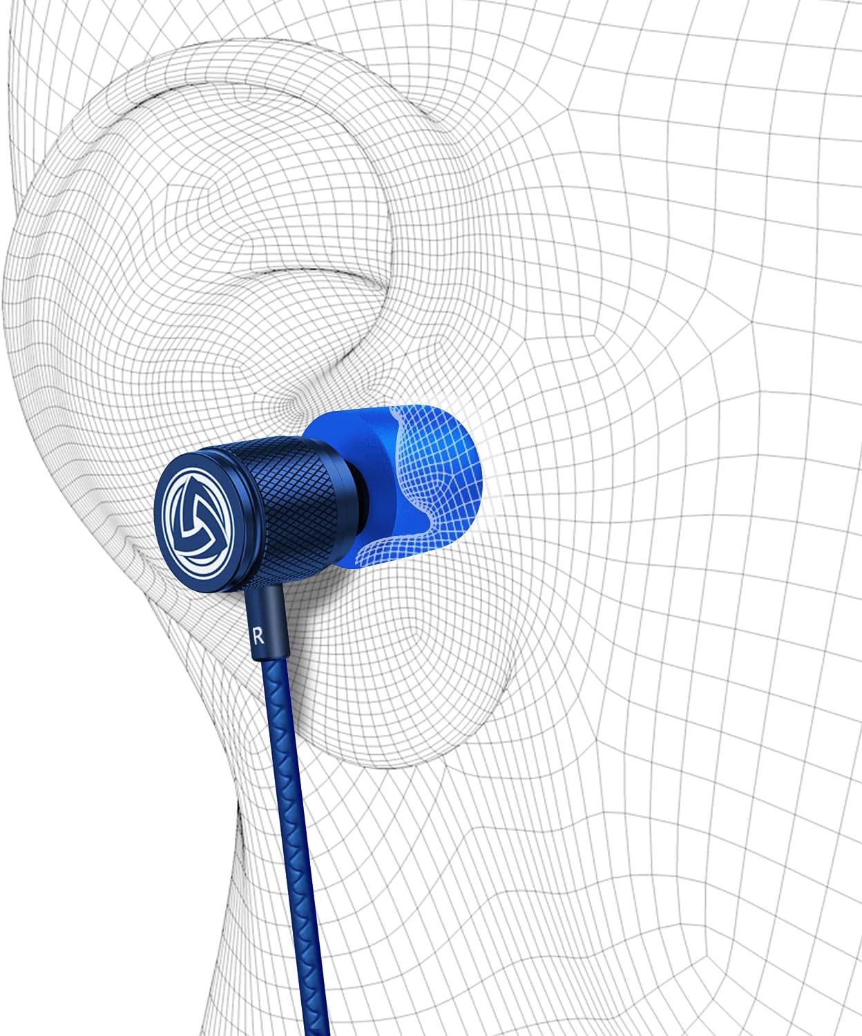 Ultra In-Ear Kopfhörer, 3.5 mm Blau