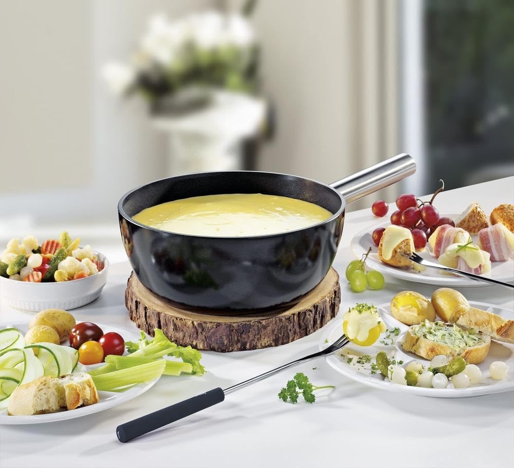 Fondue-Caquelon, Schwarz Fondue Topf