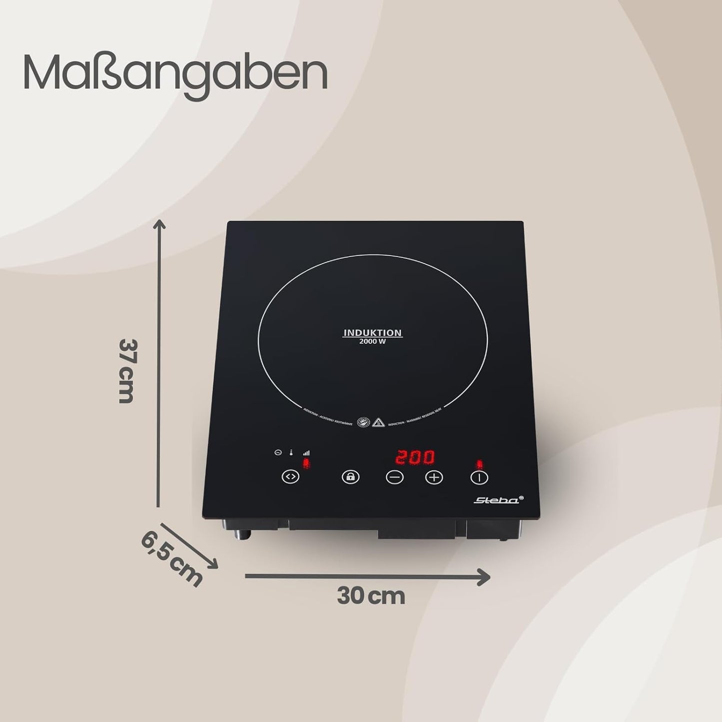 Einbau-Induktionskochfeld IK 60 E mit Touch Control